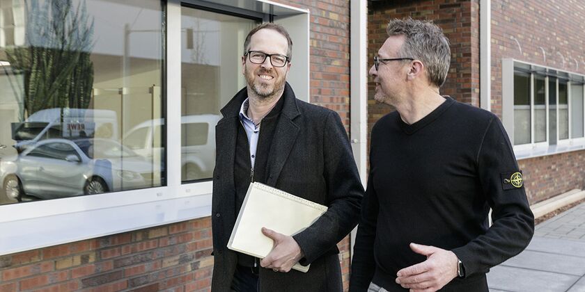Bougie Immobilienmakler Besichtigung